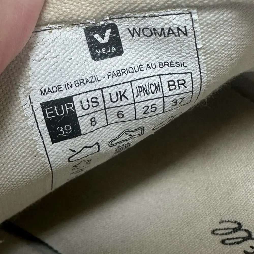 Veja x Madewell Esplar Low Sneakers Size 8 39 Women’s Shoes White Leather Casual